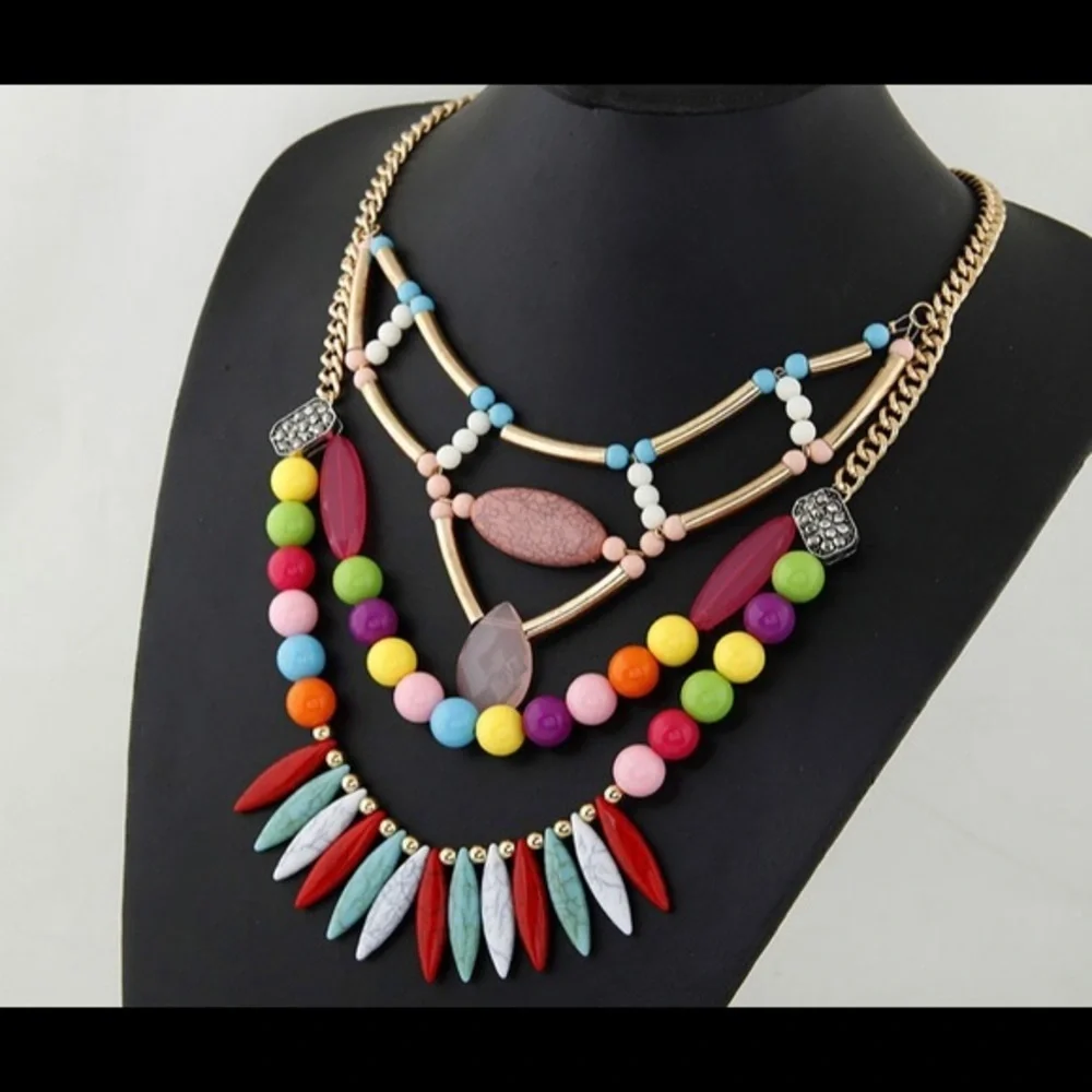 Tamera stone necklace